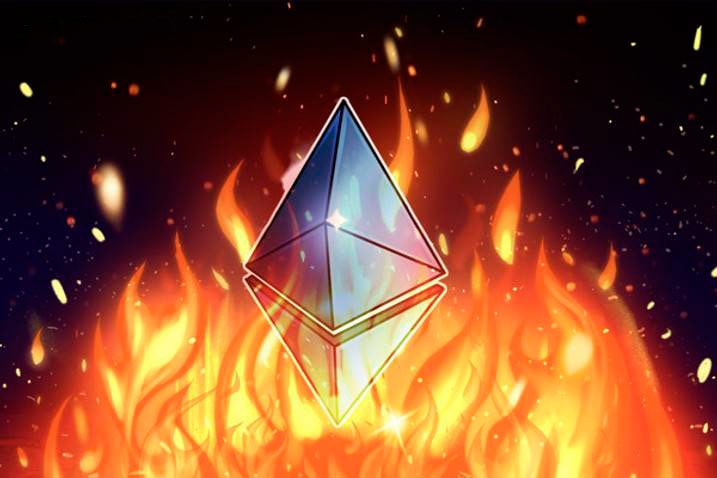 Ethereum lập kỷ lục với 400 triệu USD bị đốt trong một tuần