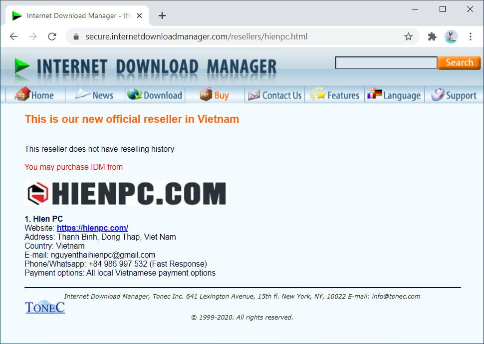 Bán Key IDM Internet Download Manager Giá Rẻ Vĩnh Viễn